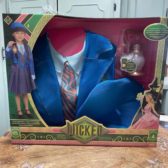 Universal Other - Universals Wicked Deluxe Shiz University Uniform Accessories Child Costume 4-6X